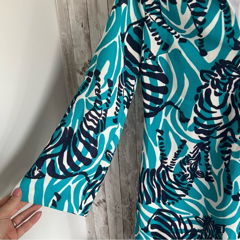 Lilly Pulitzer Devina I’m Game Zebra Print Dress 4 - Picture 4 of 5